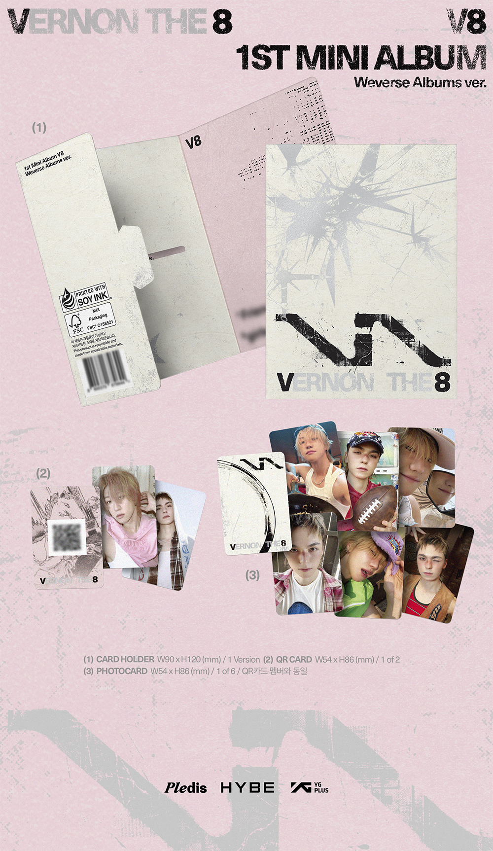 V8 (SEVENTEEN)   1st Mini Album 'V8' Weverse Albums ver.
